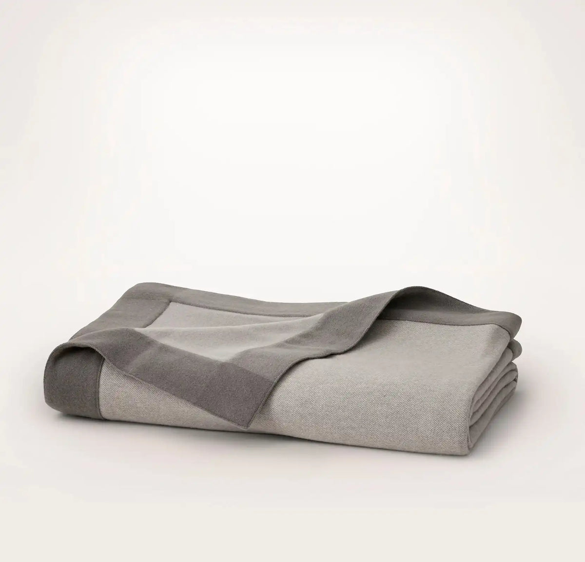 Fine Merino Wool Bed Blanket Pewter