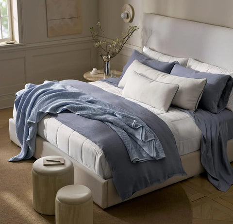 Threadmark Pillow Cover Soft White/Melange Bay