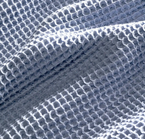Waffle Fabric Swatch Hydrangea