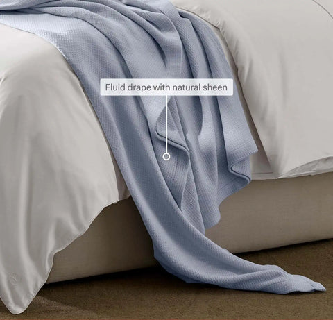 Lightweight Bed Blanket Hydrangea