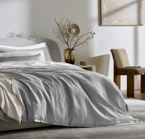 Linen Duvet Set Melange Shore