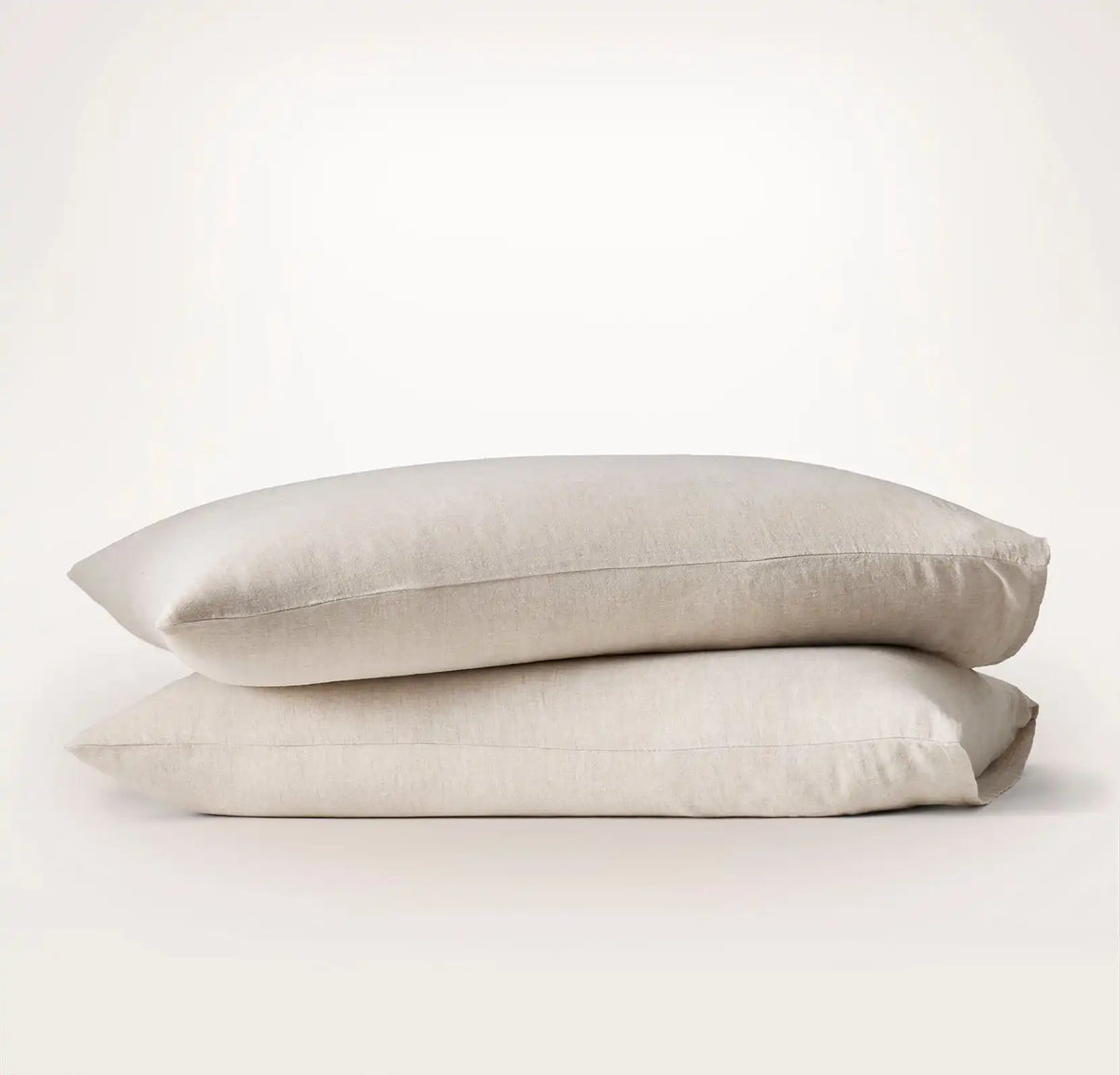 Linen Pillowcase Set Melange Natural