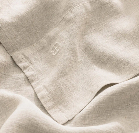 Linen Sheet Set Melange Natural