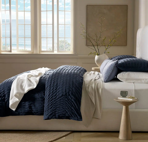 Linen Woven Icon Pillow Cover Melange Bay