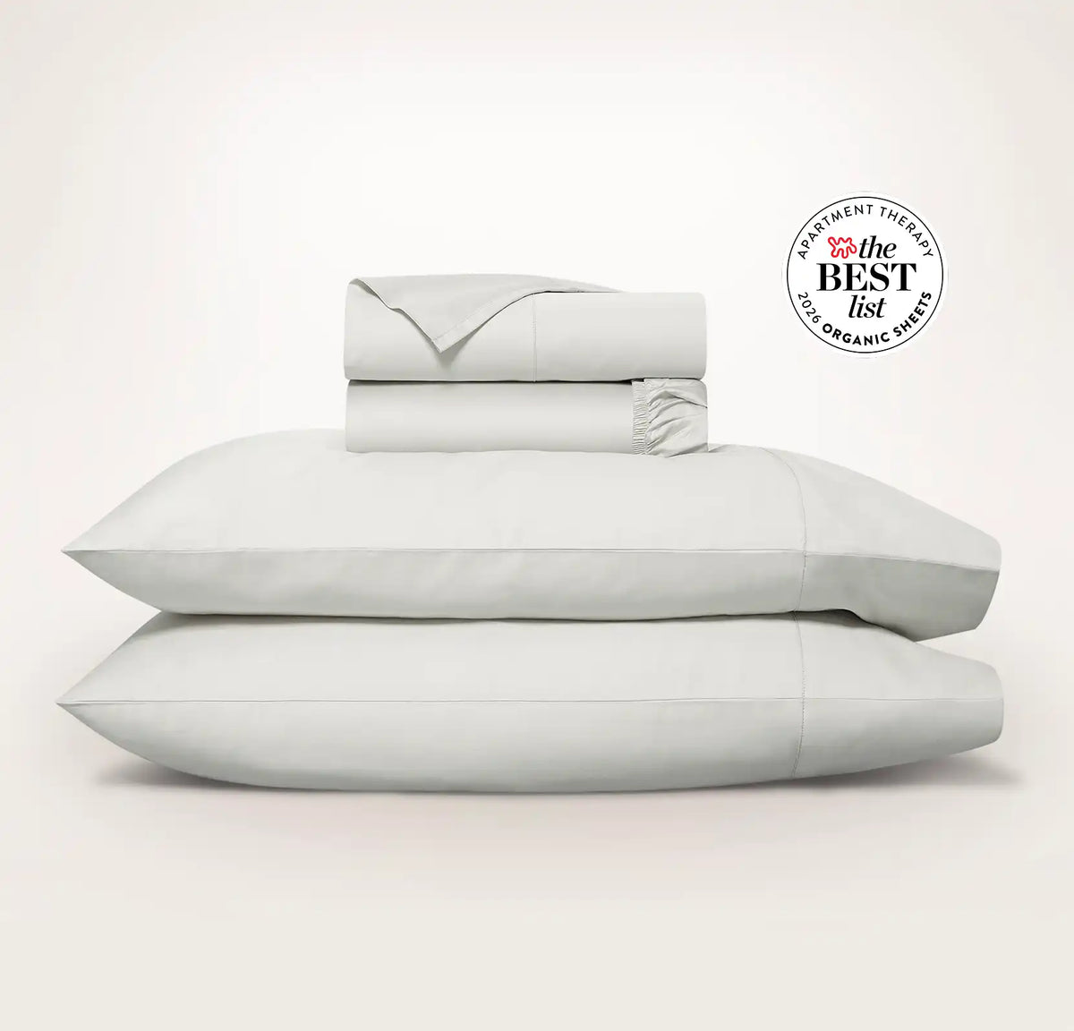 Percale Hemmed Sheet Set Mist