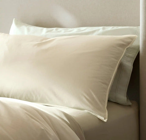 Percale Vintage Washed Duvet Set Vintage Cream