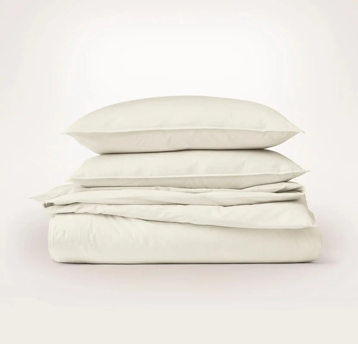 Percale Vintage Washed Duvet Set Vintage Cream