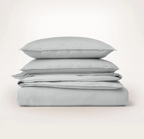 Percale Vintage Washed Duvet Set Vintage Shore