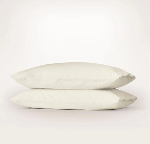 Percale Vintage Washed Pillowcase Set Vintage Cream