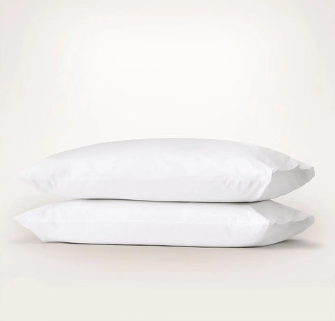 Percale Vintage Washed Pillowcase Set Vintage White