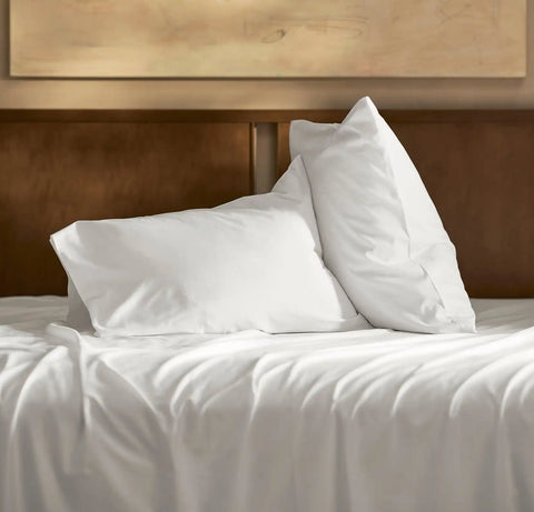 Percale Vintage Washed Pillowcase Set Vintage White
