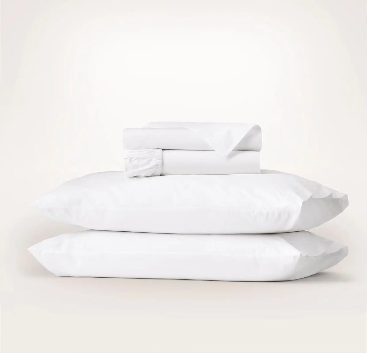 Percale Vintage Washed Sheet Set Vintage White