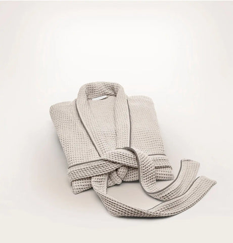Waffle Robe Pewter/Stone