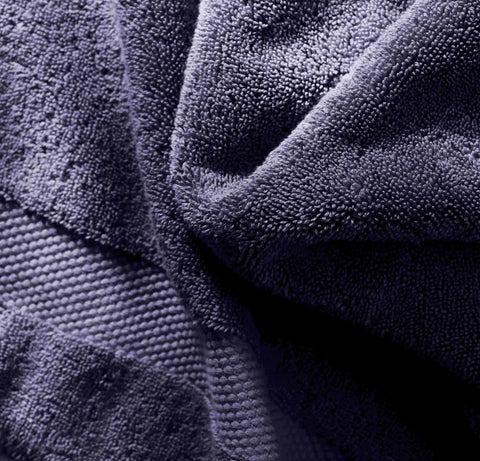 Plush Hand Towels (Pair) Coastal Navy