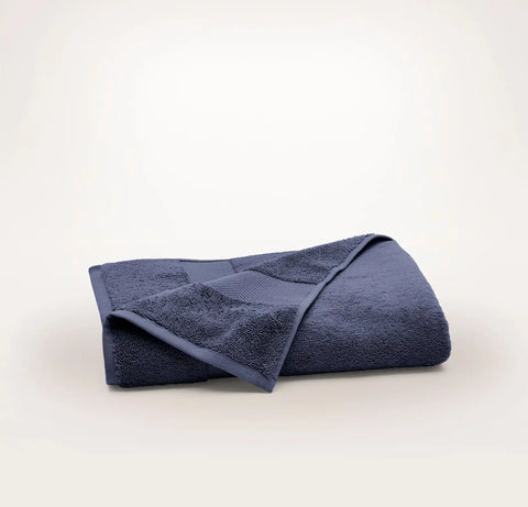 Plush Bath Towel Coastal Navy