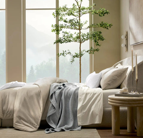Signature Vintage Washed Comforter Set Vintage Sand