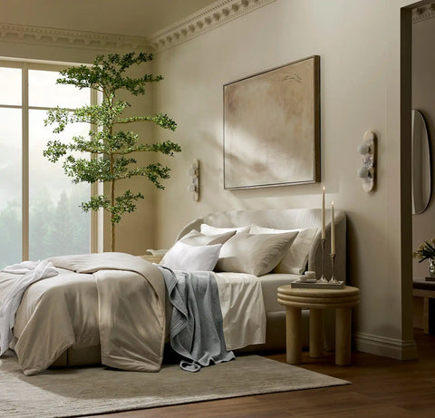 Signature Vintage Washed Comforter Set Vintage Sand
