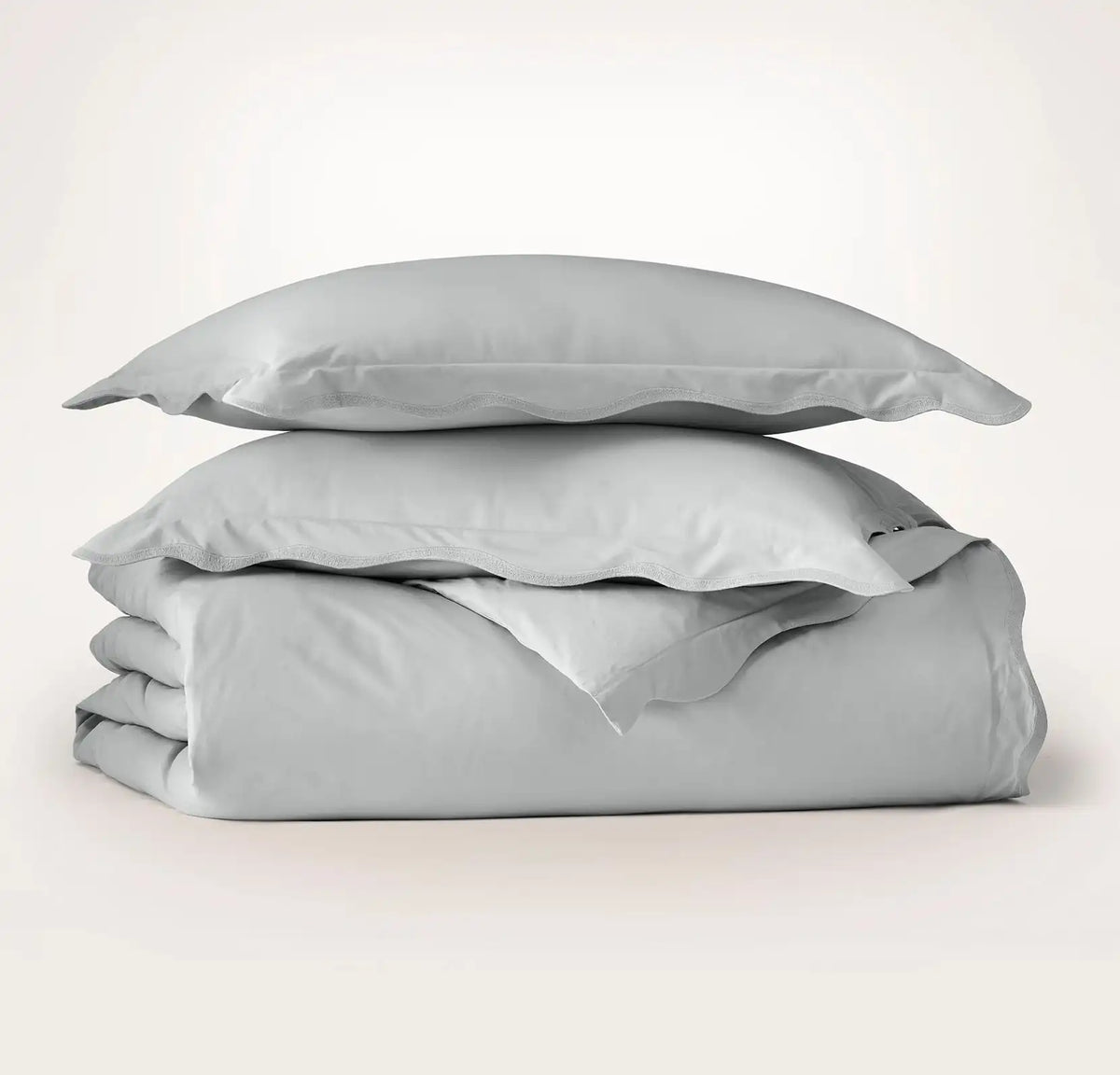 Signature Embellished Duvet Set Shore/Shore Curved Edge