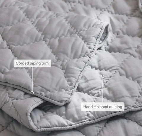Signature Handstitched Cloud Comforter Set White