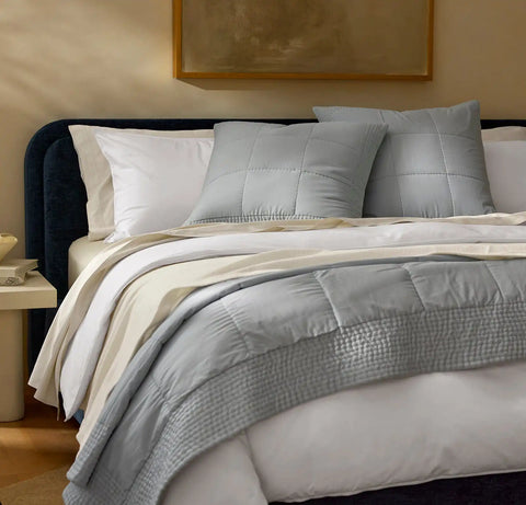 Signature Handstitched Quilted Sham Shore