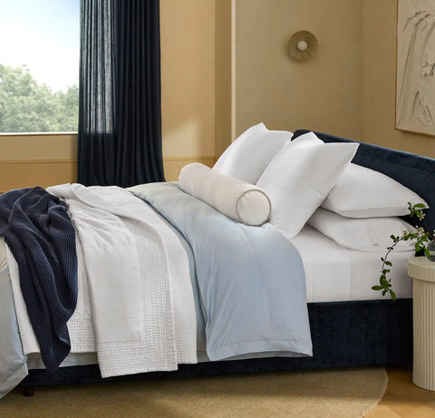 Signature Handstitched Quilted Sham White