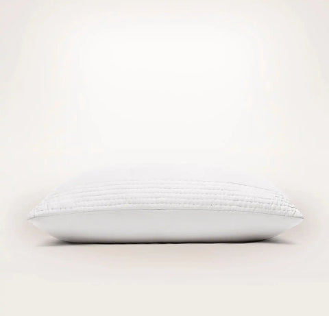 Signature Handstitched Quilted Sham White