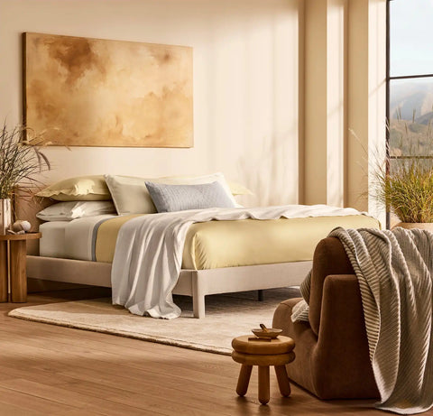 Signature Hemmed Duvet Set Buttercup