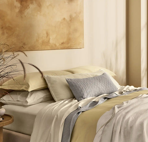 Signature Hemmed Duvet Set Buttercup