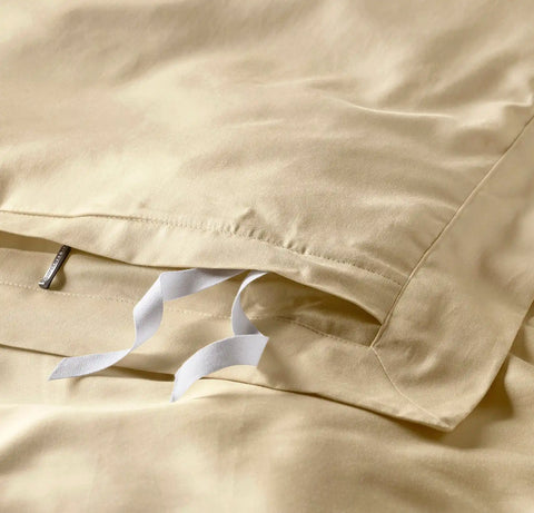 Signature Hemmed Duvet Set Buttercup
