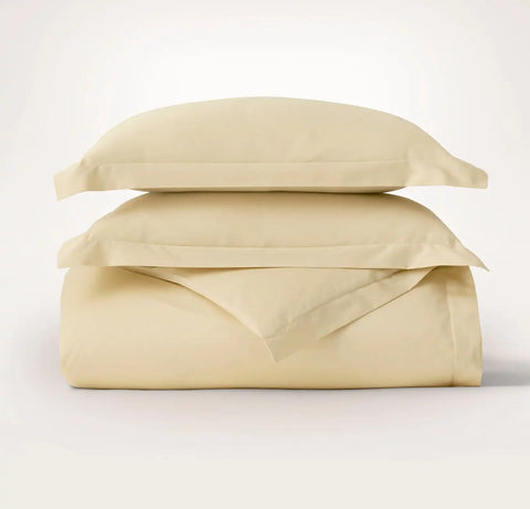 Signature Hemmed Duvet Set Buttercup