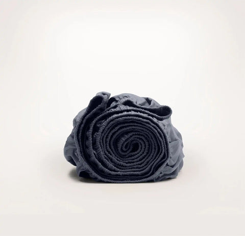 Percale Hemmed Fitted Sheet Mineral