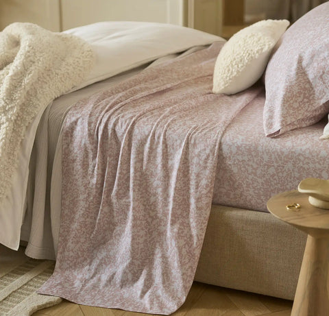 Signature Hemmed Sheet Set Dusty Rose Garden