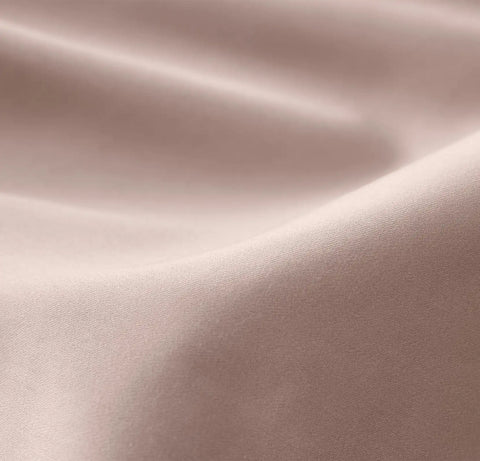Percale Hemmed Fitted Sheet Dusty Rose