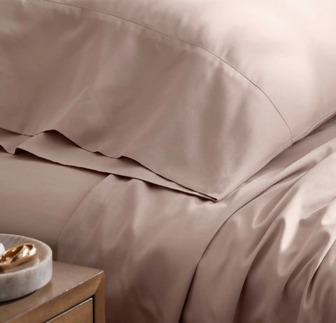Signature Hemmed Sheet Set Dusty Rose