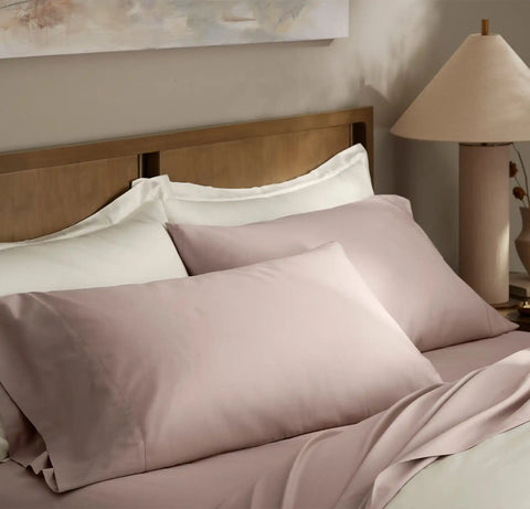 Signature Hemmed Sheet Set Dusty Rose