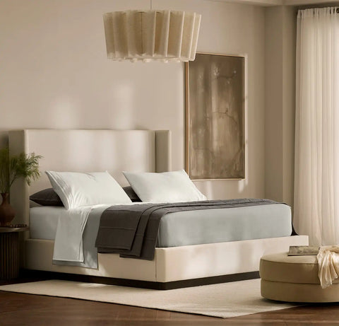 Signature Embellished Sheet Set White/White Ladder Stitch