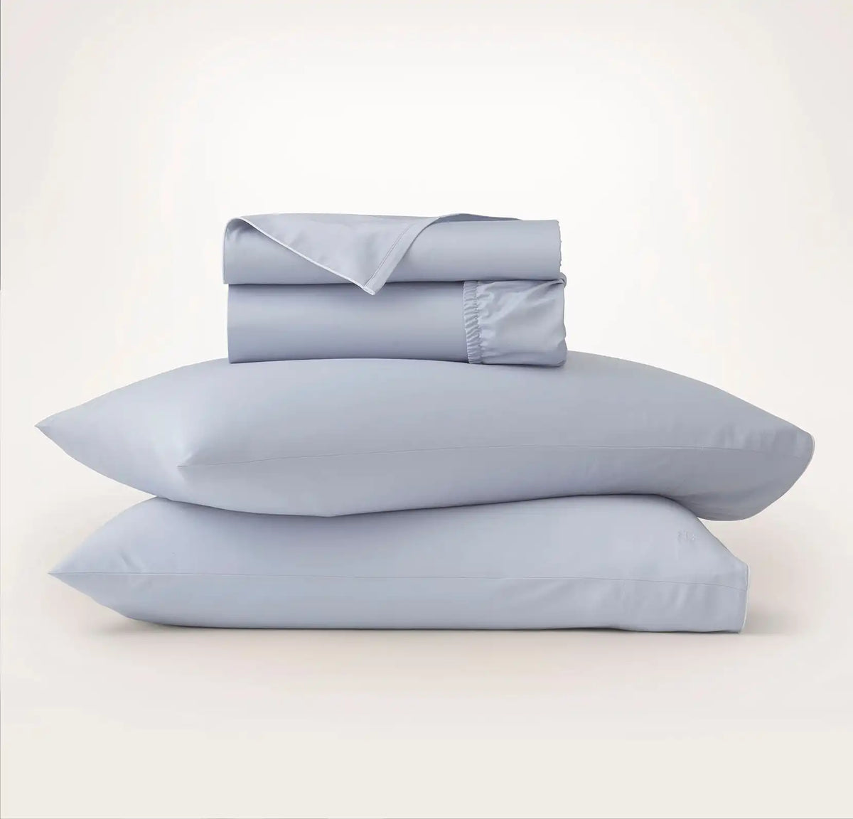 Signature Embellished Sheet Set Hydrangea/White Piped Edge