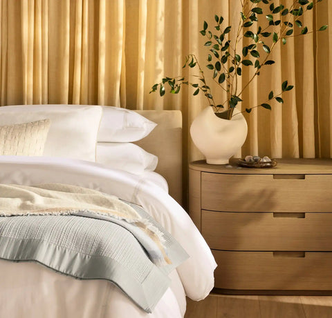 Signature Embellished Duvet Set White/Shore/Sand Sail Stitch