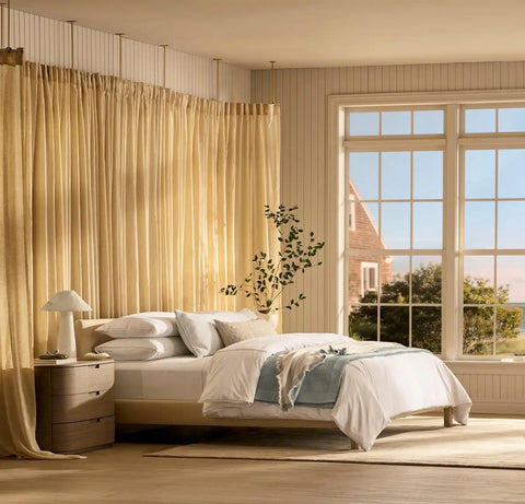 Signature Embellished Duvet Set White/Shore/Sand Sail Stitch
