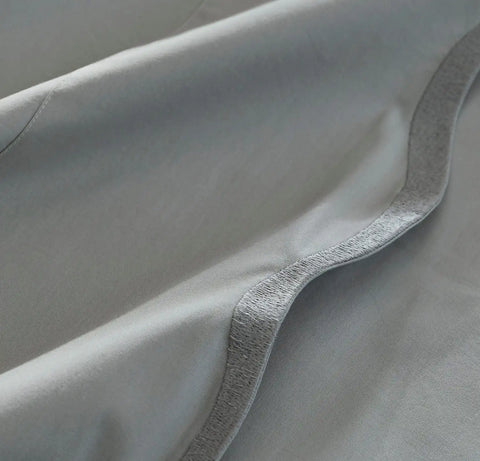 Signature Embellished Sheet Set Shore/Shore Curved Edge
