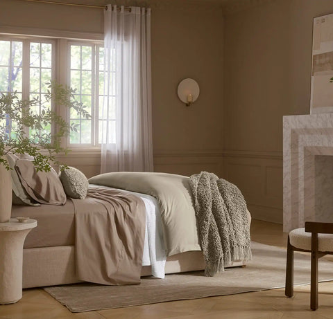 Signature Hemmed Sheet Set Walnut