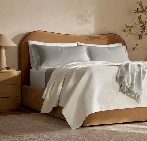 Signature Stitchline Quilt Cream