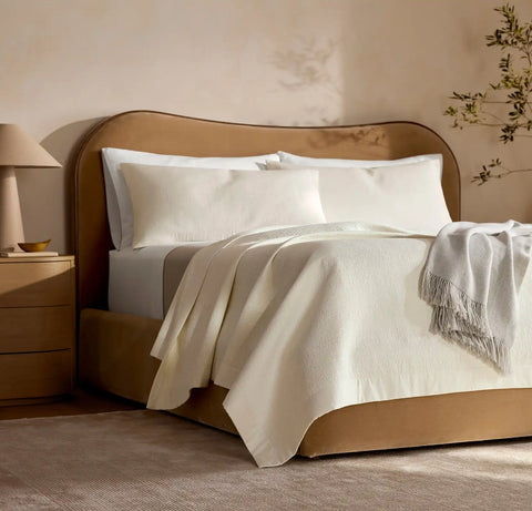 Signature Stitchline Sham Cream