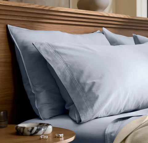 Signature Vintage Washed Pillowcase Set Vintage Hydrangea