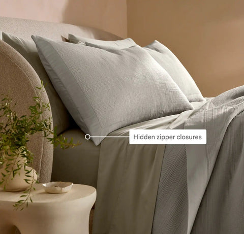 Signature Stitchline Sham Mist