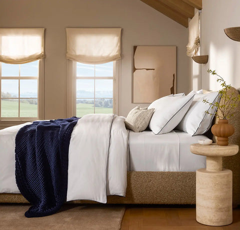 SuperLoop Throw Blanket Coastal Navy