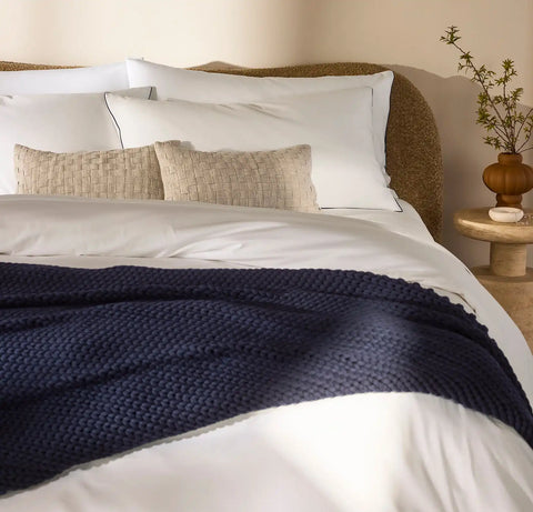 SuperLoop Throw Blanket Coastal Navy
