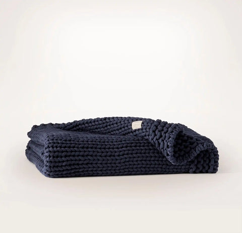 SuperLoop Throw Blanket Coastal Navy