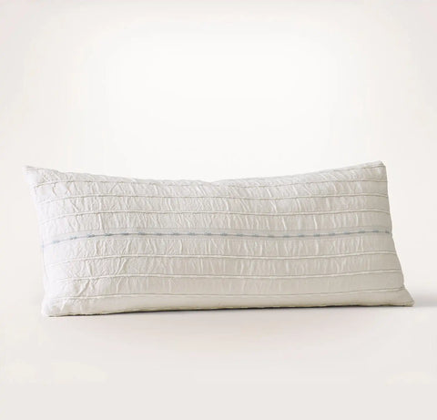 Tideline Pillow Cover Cream/Hydrangea