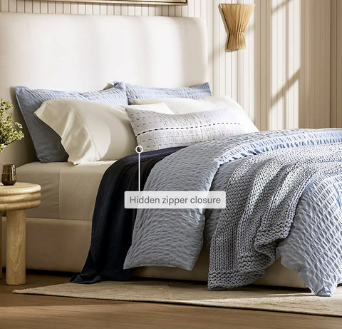 Tideline Pillow Cover Shore/Coastal Navy